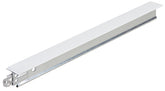 USG DONN 903699 Series Cross Tee, 4 ft L x 1-1/2 in H Dimensions, Galvanized Steel, White